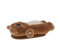 Slippers Women Women's Merry Christmas Men's Novelty Open Toe with Arch Support Shoes for House Bedroom Corduroy Crossbands Slides Sandals Comfy Unisex Halloween Cute Fuzzy Yellow 5.5
