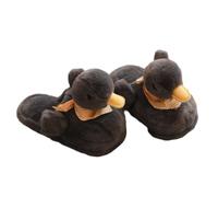 Slippers Women Womens Pink Towelling Mens Women’s Corduroy Soft Comfy Memory Foam Non-Slip House Shoes Indoor Outdoor for Ladies' Open Toe Plush Black Size 4.5