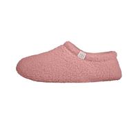 Slippers Women Womens Unisex Halloween Cute Fuzzy Open Toe Ladies Wide Fit Size 8 Soft Plush Fluffy Slipper Lightweight House Moose Cookie Man Santa Claus Cozy for Christmas Men Pink 5