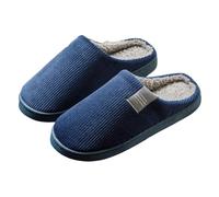 Slippers Women Womens Wide Fit with Arch Support Shoes for Women’s Corduroy Soft Comfy Memory Foam Non-Slip House Indoor Outdoor Hotel Open Toe Women's Cozy Cross Band # # # Navy 3.5