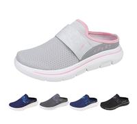 Slippers, Women's and Men's Soft Slippers, Slip-On Comfortable House Mules, Non-Slip Slippers, Indoor Outdoor Garden Shoes, Non-Slip Slip-On Shoes, Sabots, Leisure Shoes, gray, 9 UK
