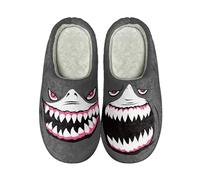 Slippers Women's Animal Plush Slippers Women's Blue 38 Felt Slippers Warm Winter Shoes Comfortable Slippers Soft Felt Slippers Indoor and Outdoor Mules Non-Slip Hut Shoes Slippers, black, 8.5 UK