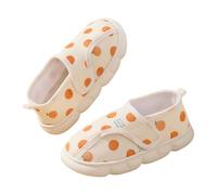 Slippers Women's Closed Mules, Women's Trainers, Slip On Breathable Hands-Free Slip-On Shoes, Non-Slip Slippers, Lightweight Home Shoes, Cute Household Shoes, Funny House Slippers, orange, 8 UK