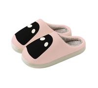 Slippers Women's Fluffy Slippers Halloween Felt Slippers | Slippers Winter Plush Adult Ghost Slippers Cuddly Slippers Non-Slip Soft Women's Slippers Winter Slippers