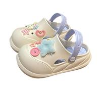 Slippers Women's Platform Clogs Slip On Slides Shoes Beach Sandals Gardener Clog Hight Heels Mule Slippers Garden Shoes DIY Accessories Sandals Blue