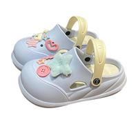 Slippers Women's Platform Clogs Slip On Slides Shoes Beach Sandals Gardener Clog Hight Heels Mule Slippers Garden Shoes DIY Accessories Sandals White