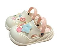 Slippers Women's Platform Clogs Slip On Slides Shoes Beach Sandals Gardener Clog Hight Heels Mule Slippers Garden Shoes DIY Accessories Sandals Pink