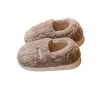 Slippers Womens Pumpkin Halloweenn Open Toe Women Ladies Camping Mule Comfy Warm Shearling Lightweight Breathable Memory Foam Anti-Slip House Shoes Unisex Halloween Khaki 6