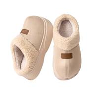slippers womens size 6 Womens Slippers Thick Fluffy Wide Fit House Non-Slip Close Toe Thick Warm Flat Slide Slipper Anti-Skid Close Toe Shoes Indoor ladies size 6 uk