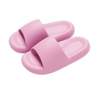 Slippers Women's Summer Open Platform Bathing Shoes Cloud Shoes Lightweight Slippers Comfortable Shower Shoes Thick Soles Shower Slippers Unisex Beach Shoes for Everyday Use Classic Sandals, pink, 4