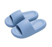 Slippers Women's Summer Open Platform Bathing Shoes Cloud Shoes Lightweight Slippers Comfortable Shower Shoes Thick Soles Shower Slippers Unisex Beach Shoes for Everyday Use Classic Sandals, sky blue