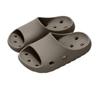 Slippers Women's Summer Soft Bathing Shoes Slippers Indoor Lightweight Shower Shoes Breathable Mules Quick-Drying Casual Flat Slippers Non-Slip Beach Shoes, bronze, 9 UK