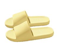 Slippers Women's Unisex EVA Slippers - Bath and Pool Slippers for Men/Women | Lightweight Quick-Drying Shoes for Hotel, Beach, Spa, yellow, 4 UK