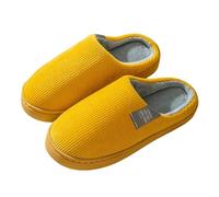 Slippers Women's Winter Plush Slippers Comfortable Slippers Soft House Slippers House Shoes Non-Slip Indoor Outdoor Slippers Warm Felt Slippers House Slippers Winter Slippers Guest Slippers, yellow, 8