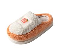 Slippers Women's Winter Warm 2025 Korean Pair Women Can Wear Indoor Outdoor Non-Slip Cotton Slippers with Thick Bottom Felt Slippers Women, a, 8 UK