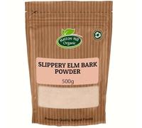 Slippery Elm Bark Powder 500g by Hatton Hill | Eases Discomfort, Soothes Digestion & Upset Stomach, Helps Soothe The Throat and Coughing,