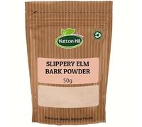 Slippery Elm Bark Powder 50g by Hatton Hill | Eases Discomfort, Soothes Digestion & Upset Stomach, Helps Soothe The Throat and Coughing,