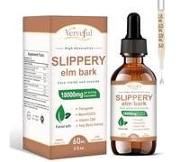 Slippery Elm Liquid Supplement - Feminine Wellness & Intimate Moisture Support, Digestive Comfort & Gut Health, pH Balance - 60ml