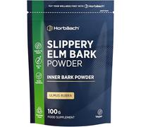 Slippery Elm Powder | 100g | Ulmus Rubra Inner Bark | Vegetarian and Vegan Supplement | by Horbaach