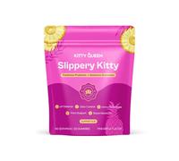 Slippery Kitty Feminine Probiotic + Moisture Gummies - All in One Solution with Slippery Elm 60 Count Pineapple Flavor