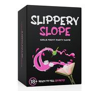 SLIPPERY SLOPE The Ultimate Girls Night Party Game - 5 Topics, 5 Times The Fun - Hilarious Drinking Game for Fun Girls Nights, Bachelorette and Birthday Party