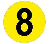Slips Away All your Non Slip Solutions Warehouse Adhesive Number Floor Identification Markers - 190mm 8