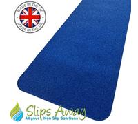 Slips Away Anti Slip Tread Cleats Pre Cut Tiles 150mm X 610mm Blue 10 Pack