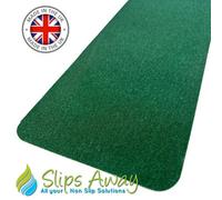 Slips Away Anti Slip Tread Cleats Pre Cut Tiles 150mm X 610mm Green 5 Pack