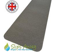 Slips Away Anti Slip Tread Cleats Pre Cut Tiles 150mm X 610mm Grey 10 Pack