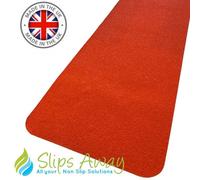 Slips Away Anti Slip Tread Cleats Pre Cut Tiles 150mm X 610mm Orange 5 Pack