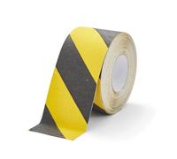 Slips Away Course Grade Hazard Yellow Black Anti Slip Tape Roll 100mm X 18.m