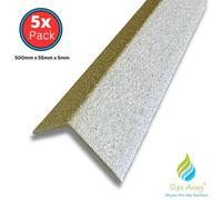 Slips Away Grp Stair Nosings Heavy-Duty Anti-Slip Safety Tread - Non-Slip Step Edge Protection White 500mm
