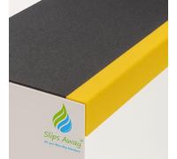 Slips Away Heavy Duty GRP Step Nosing Covers | Industrial Non-Slip Edging Stair Treads| BULK BUY 2000mm / 1x