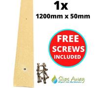 Slips Away Non Slip Decking Strips Grp Heavy Duty Pro Grade 50mm - Beige