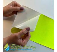 Slips Away Non Slip Tape Roll Pro - Anti Slip Traction For Indoor/outdoor 300mm X 18.3M Fluorescent-Yellow