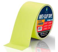 SlipsAway Anti-Slip Tape Roll - Strong Adhesive Grip Tape for Stairs Tread, Ramp & Deck - 100mm x 18.3m Waterproof Non-Skid Tape for Indoor/Outdoor Use - Made in the UK - Fluorescent Yellow