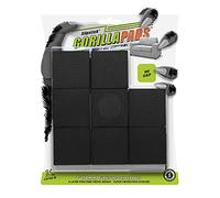 Slipstick GorillaPads CB142-16 Non-Slip Furniture Pads (Set of 16 Grips), 2" Square Floor Protectors for Under Furniture, Black, CB142-16