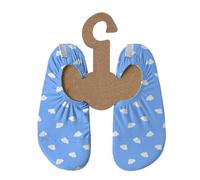 Slipstop Children's beach shoes, non-slip bathing shoes for girls, sun protection factor 50+, Clouds, 33/35 EU