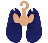 Slipstop Kids’ Water Shoes, Navy Blue, Non-Slip, for Sports, Swimming, Holidays, Yoga, Unisex, Size 27-29 EU