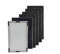 Slirceods 3-STAGE FILTRATION SYSTEM Compatible with Lasko YY25630 Replacement Filter Pack HF25630 Pure Platinum Air Purifier(1pack H13 True HEPA Filter+Aluminum honeycomb+ 4 Carbon Pre-Filters)