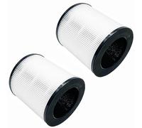 Slirceods Replacement True HEPA Filter Compatible with QUIETPURE Whisper KJFC15 Air Purifier H13 3-Stage Filtration High-efficiency Activated carbon,(2-Pack)