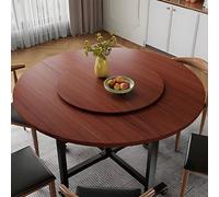 Slish 50cm Round Marble Effect Wooden Serving Tray for Dining Table Ele Home Decor Perfect for Entertaining Available in 60cm 70cm 80cm 90cm 100cm 110cm 120cm Sizes