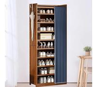 Slish Bamboo Shoe Sto Cabinet, Multi-Tier Shoe Rack with Cloth ain, 70cm & 100cm Wide, Lar Capaci for Entryway, Bedroom, Hallway, Dorm Room, Cloakroom.