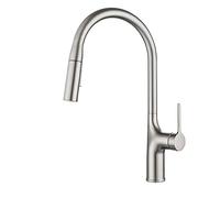 Slish Modern Kitchen Faucet - Single Handle Pull Down Sprayer, Dual Function Black Finish, Easy Cleaning, Perfect Sink Tap for Home & Kitchen Decor, Stylish & Functional