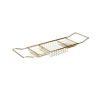 Slish Over Bathtub Tray Table Rack - Wire Design for Easy Access - Perfect for Shampoo Soap & Bath Accessories - Enhance Your Relaxing Bathing Experience