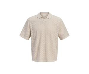 Slit Collar Polo Jack & Jones Tyler Beige M