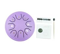 Slit Drums Steel Tongue Drum 4.5Inch 8 Tone C Keys Handpan Drum With Drumsticks Set Percussion Instrument For Music Sound