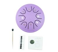 Slit Drums Steel Tongue Drum 4.5Inch 8 Tone C Keys Handpan With Drumsticks Set Percussion Instrument For Music Steel Tongue