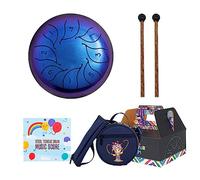 Slit Drums Steel Tongue Drum 5.5 Inch 8 Tone C Keys Handpan Drum With Drumsticks Bag Percussion Instrument For Yoga Ethereal Drum Steel Tongue Drum 8 Notes 5.5 Inch C Slit Drum Tongue Drum