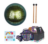 Slit Drums, Steel Tongue Drum, 5.5 Inch 8 Tone C Keys, Handpan Drum with Drumsticks, Bag, Percussion Instrument for Yoga